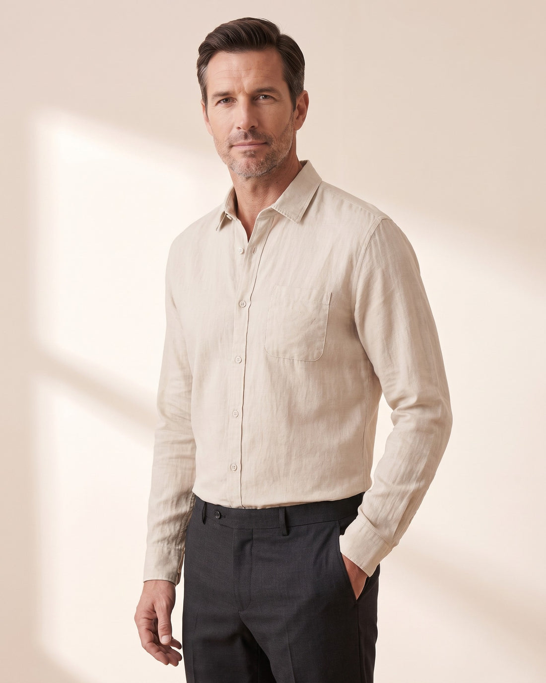 Men's Long-Sleeve Shirt – Cape Town