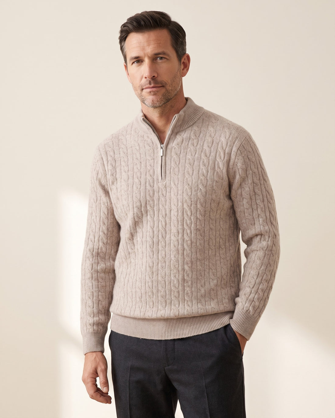 Men's Half-Zip Jumper – Siena