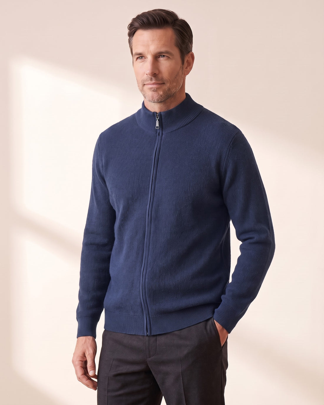KEPT Men's Sweater Vest - Davos in blue