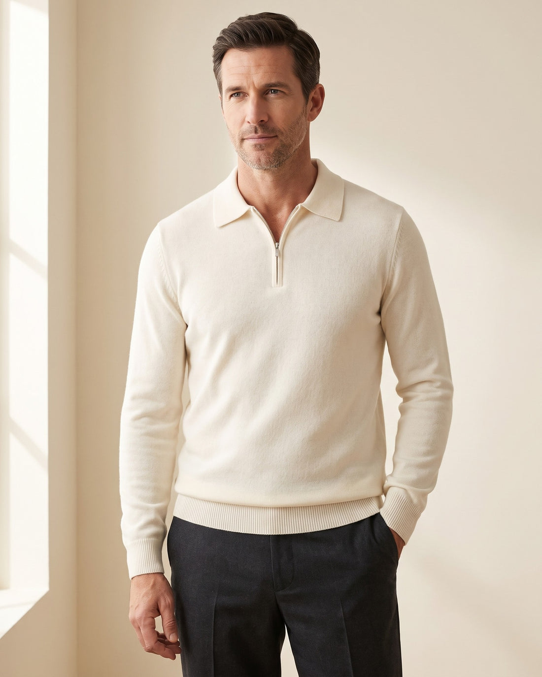 Men's Zip-Through Jumper – Gongju