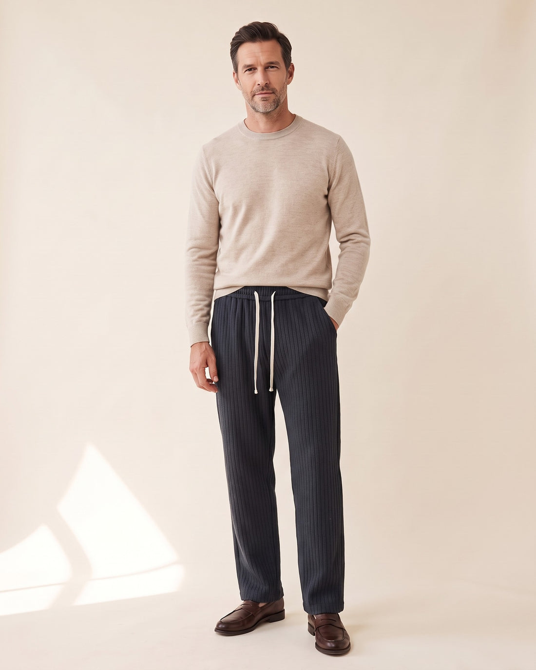 KEPT Men's Corduroy Pants - Roma in gray