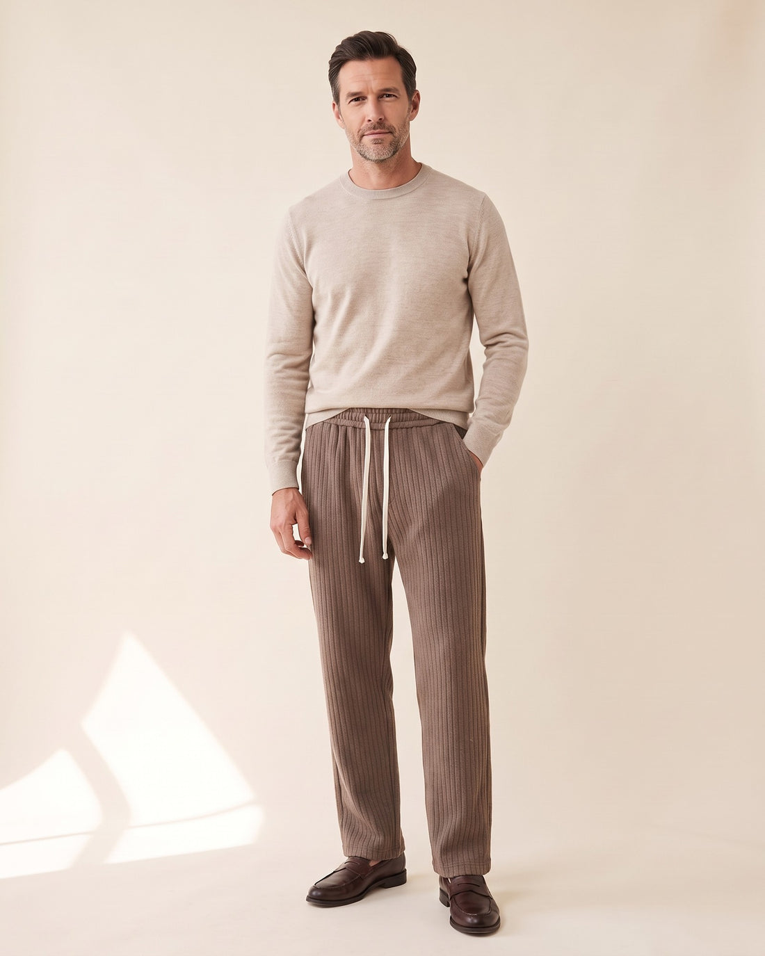 KEPT Men's Corduroy Pants - Roma in nude