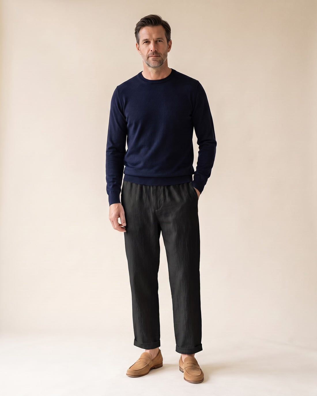 KEPT Men's Drawstring Pants - Palma in black