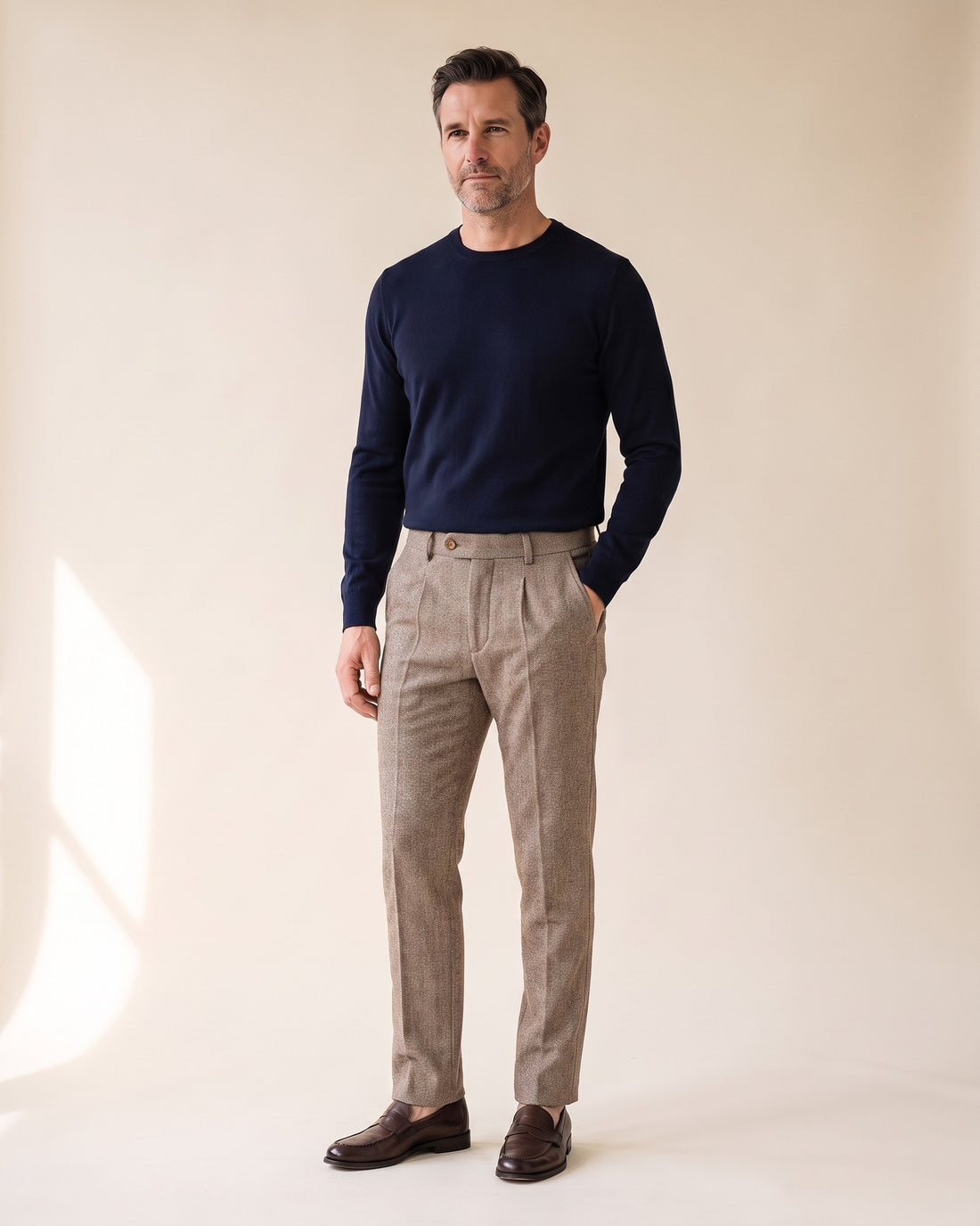 KEPT Men's Pants - Cortina in brown