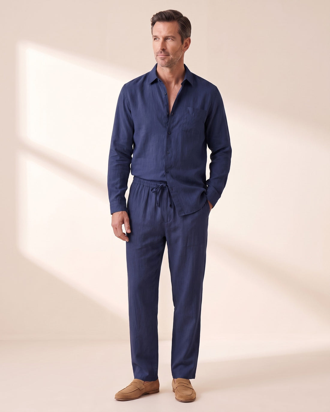 KEPT Men's 2-Piece Outfit Set - Menton in navy