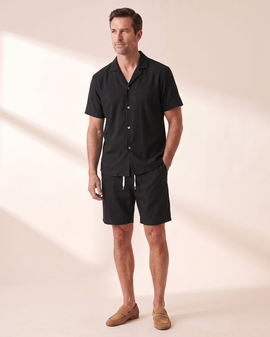 KEPT Men's 2-Piece Outfit Set - Riviera in black